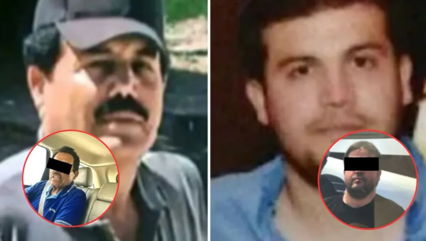 Revelan fotos inéditas de la detención del ‘El Mayo’ Zambada y Joaquín Guzmán López en EU