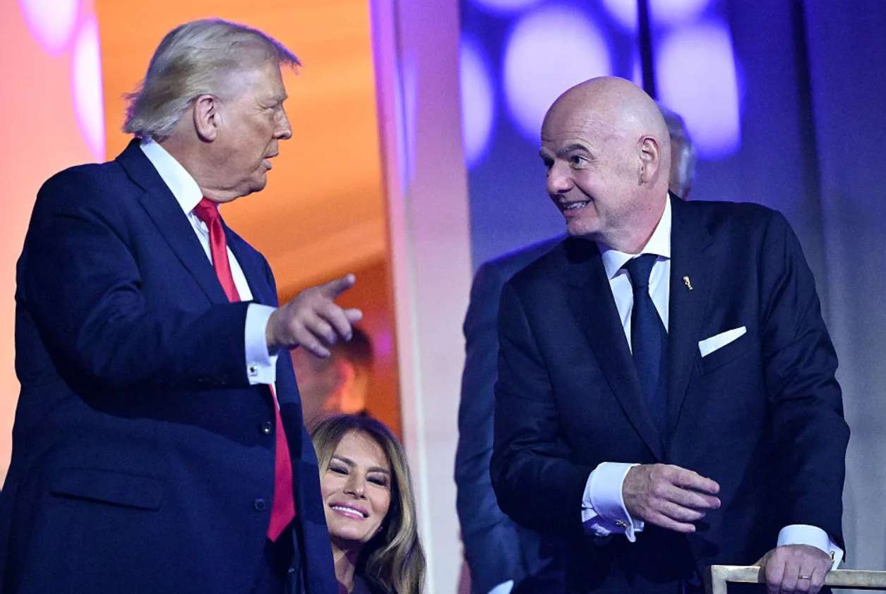 Donald Trump y Gianni Infantino