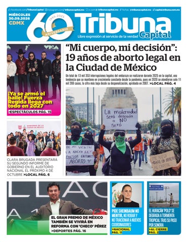 Cubierta de la versión impresa del 29 Sep 2026