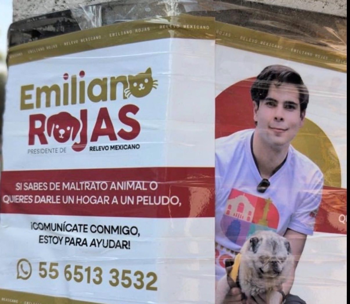 Publicidad que dio a conocer Rojo de la Vega