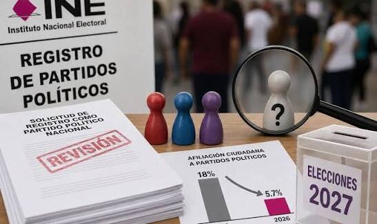 Nuevos partidos políticos de México avanzan en registro nacional para elecciones de 2027
