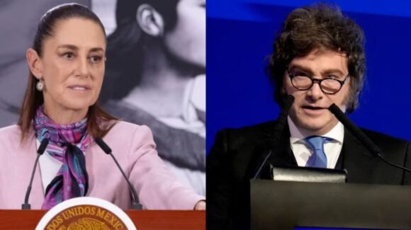 Sheinbaum responde a Milei tras acusación sobre el presunto financiamiento de una “campaña antiargentina”
