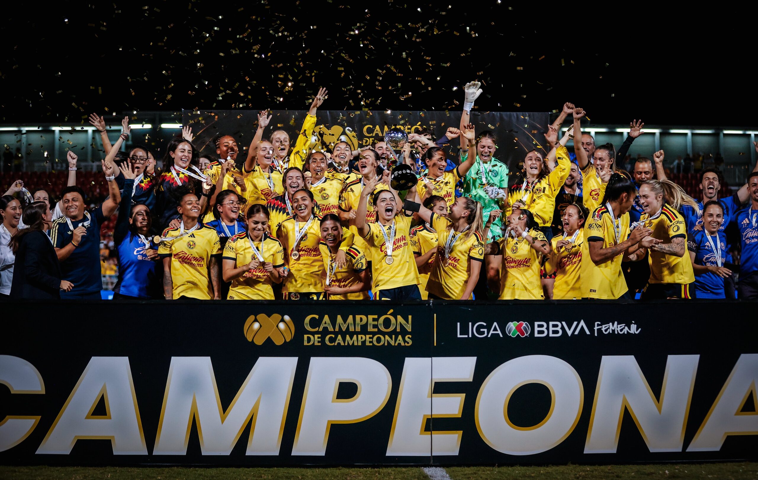 América Femenil conquista el Campeón de Campeonas tras vencer a Tigres en penales.