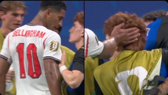 Jude Bellingham golpea a Valentín Barco tras eliminación de Inglaterra en semifinal del Mundial 2026
