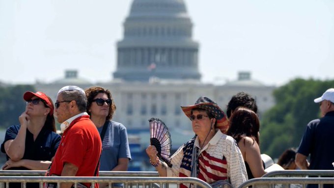 Calor extremo marcará el fin de semana largo en Estados Unidos.