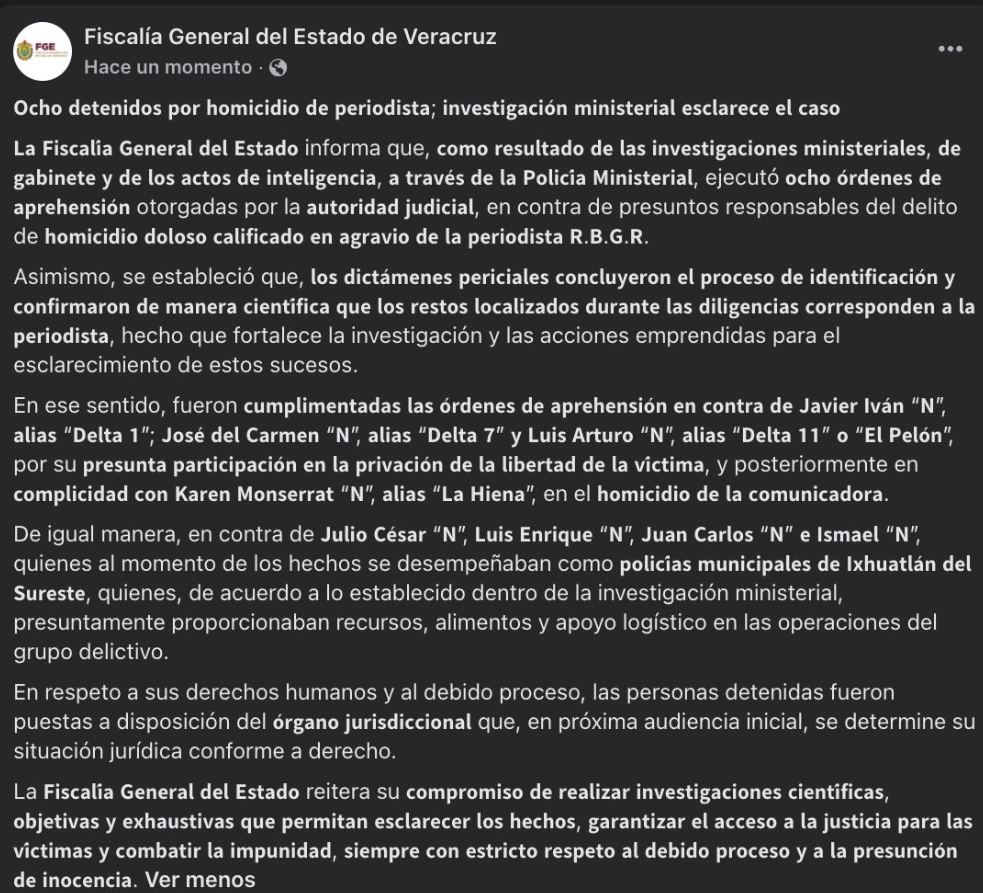 Identificación fue confirmada con pruebas forenses
