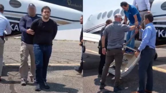 Revelan fotos inéditas de la detención del ‘El Mayo’ Zambada y Joaquín Guzmán López en EU