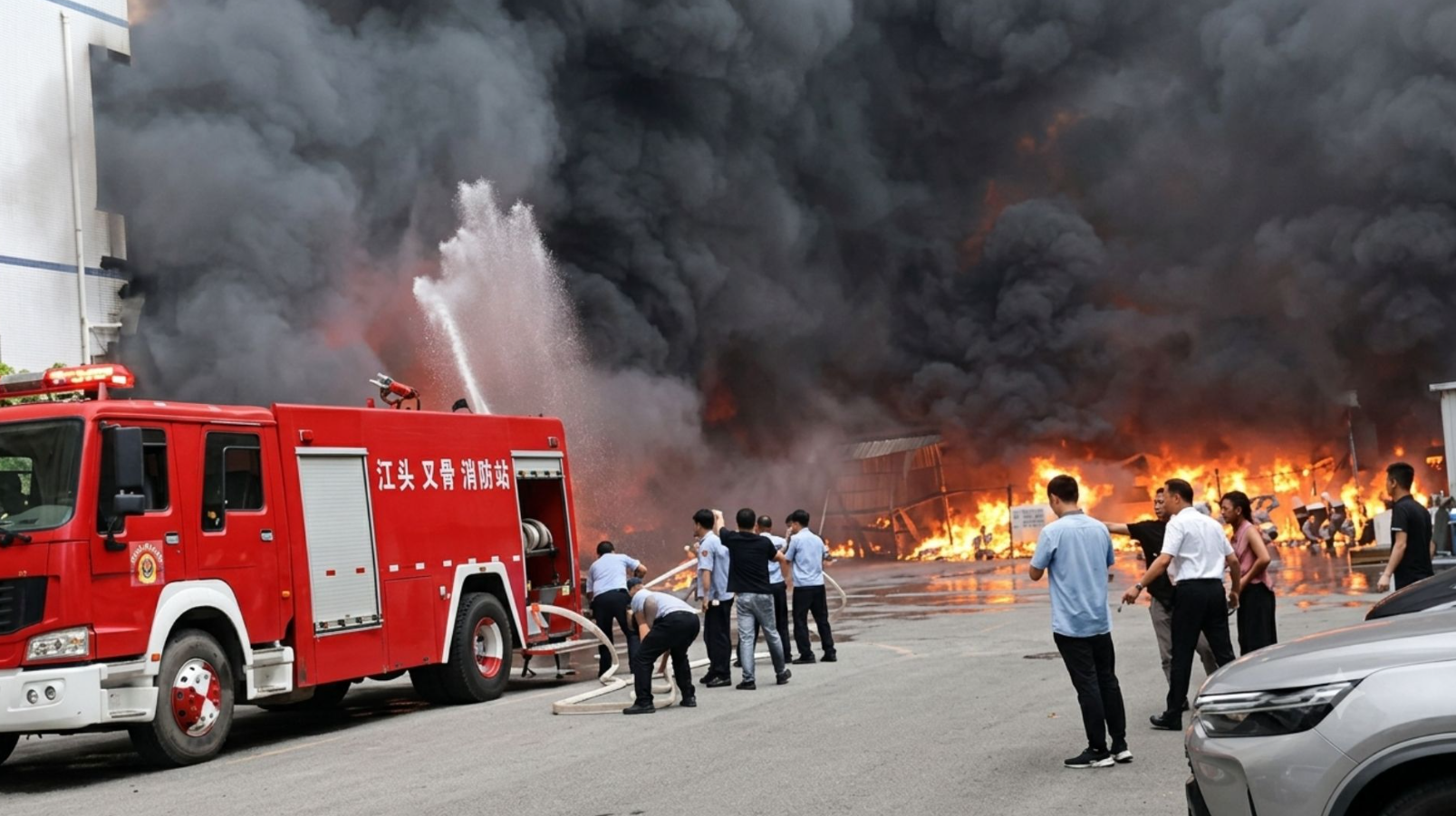 Incendio en fábrica de calzado en China deja 28 muertos