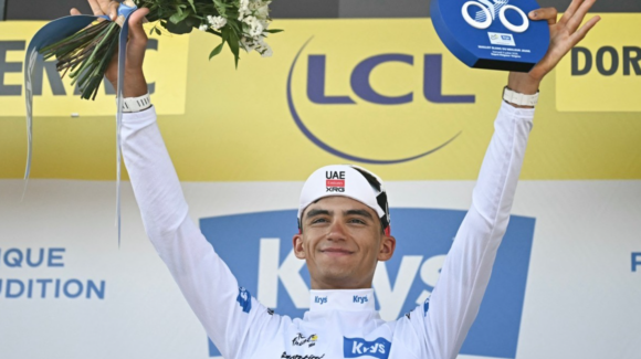 Isaac del Toro mantiene el podio del Tour de Francia 2026 y sigue como líder de los jóvenes