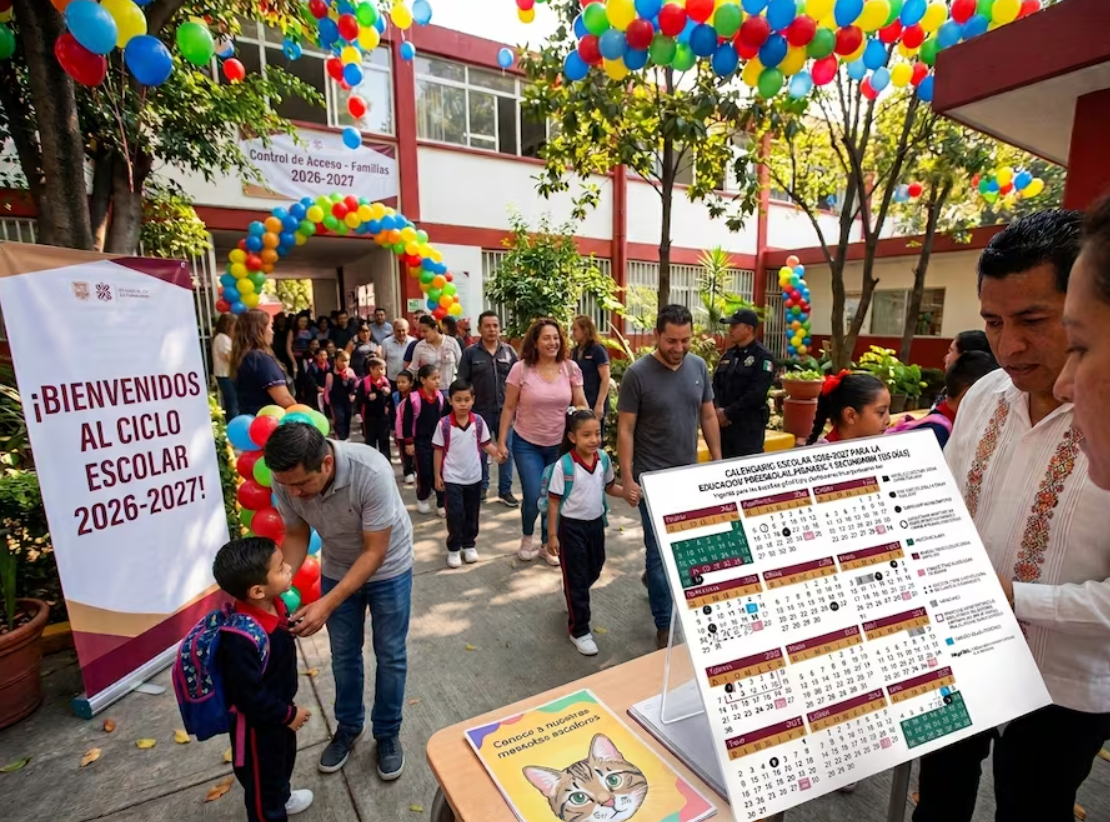 SEP publica calendario escolar 2026-2027