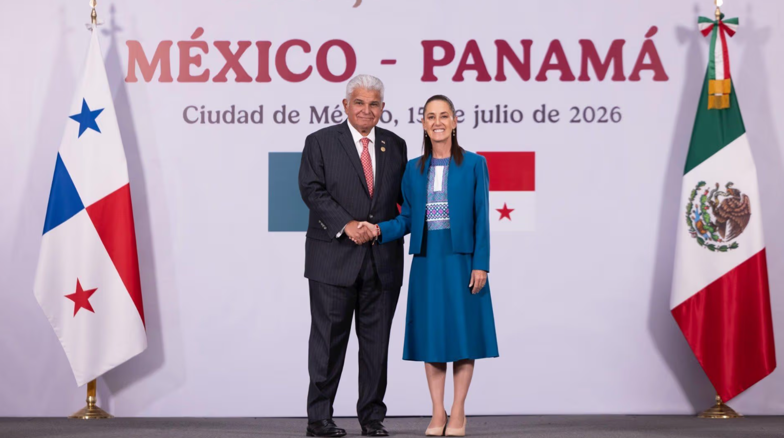 Claudia Sheinbaum y José Raúl Mulino envían mensaje