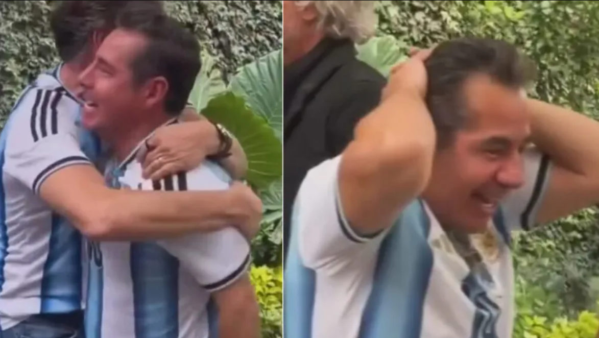 Yordi Rosado desata polémica al celebrar el triunfo de Argentina