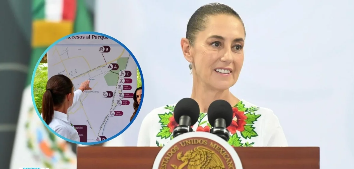 Sheinbaum anuncia acciones para garantizar acceso a playas de Tulum