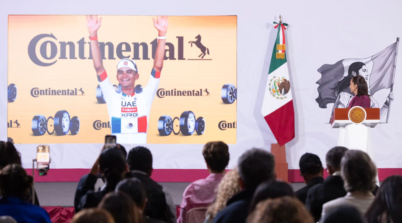 Felicita Sheinbaum a Isaac del Toro