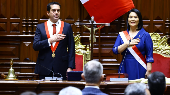 Keiko Fujimori asume la presidencia de Perú para el periodo 2026-2031