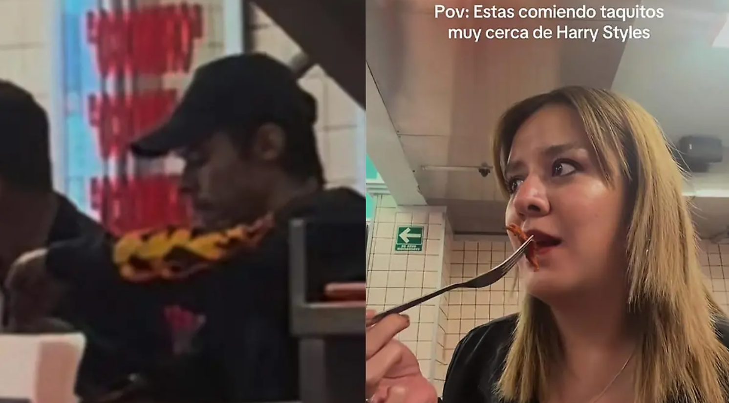 Harry Styles fue sorprendido comiendo tacos en la Roma