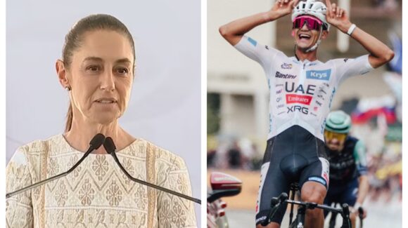 Claudia Sheinbaum felicita a Isaac Del Toro por histórico podio en el Tour de Francia