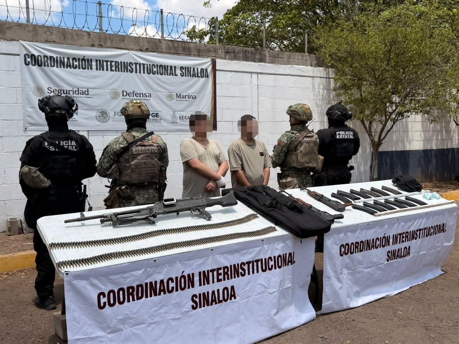 Detienen a dos presuntos responsables del atentado contra diputados de Movimiento Ciudadano en Sinaloa.