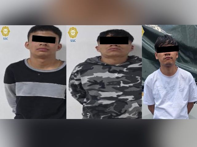 Detienen a cuatro integrantes de Anti Unión Tepito en operativo en el Centro de la CDMX.