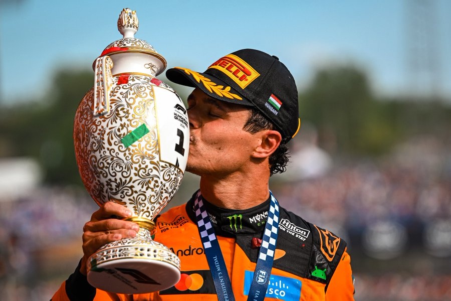 Fórmula 1: Lando Norris triunfa en el Gran Premio de Hungría; Checo Pérez abandonó