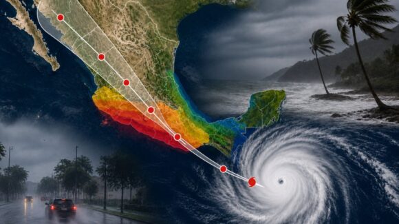 Huracán ‘Genevieve’ en categoría 4 dejará lluvias en el Pacífico mexicano