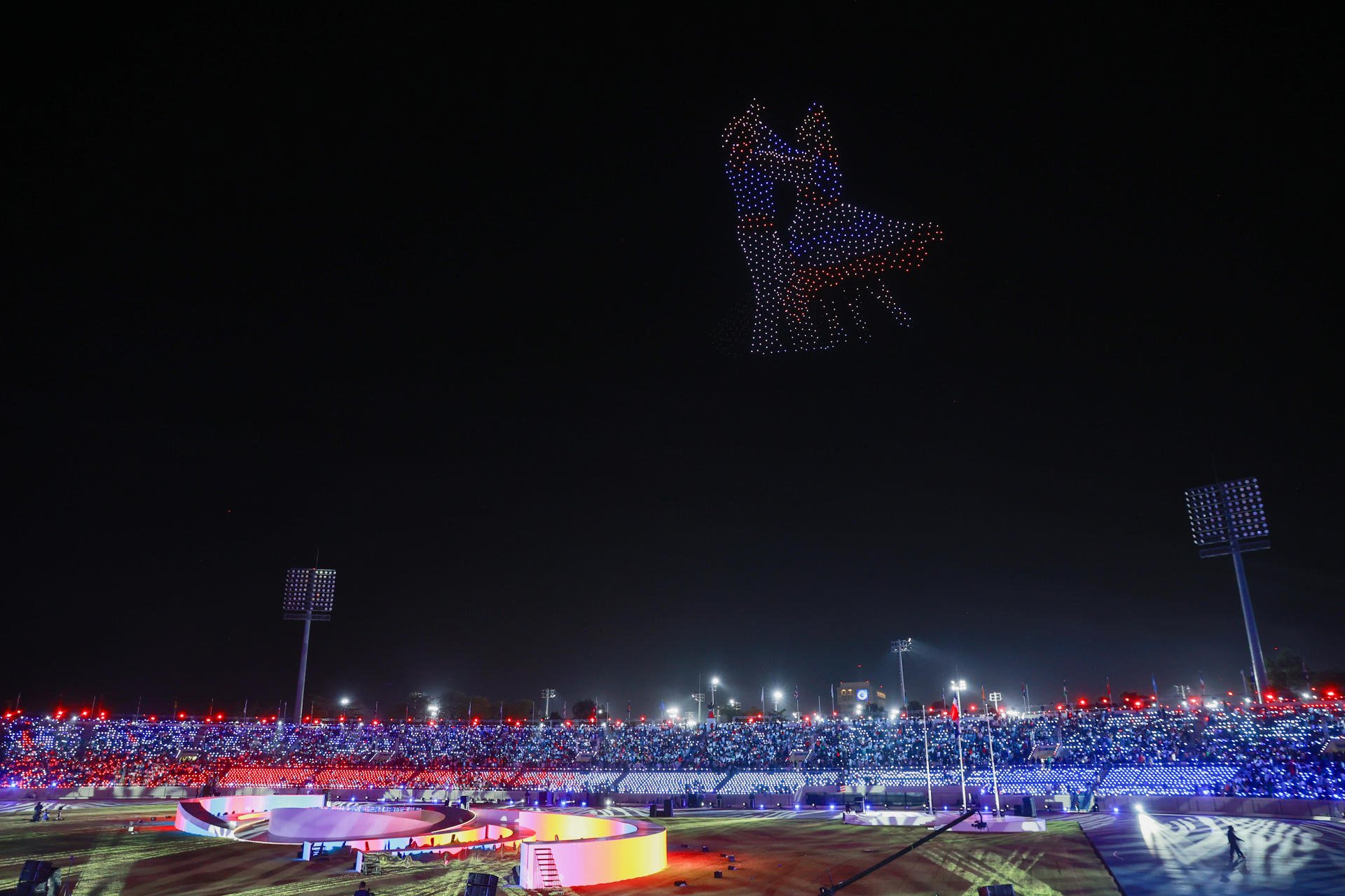 República Dominicana inaugura con un espectacular show los XXV Juegos Centroamericanos y del Caribe 2026.