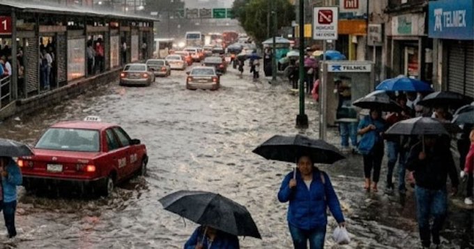 Tome sus precauciones, prevén lluvias fuertes y granizo en CDMX este domingo por la tarde.