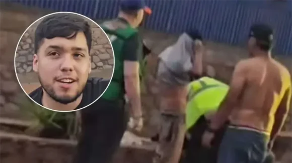Joven de 20 años rescata a hombre que era arrastrado por corriente en Nogales, Sonora