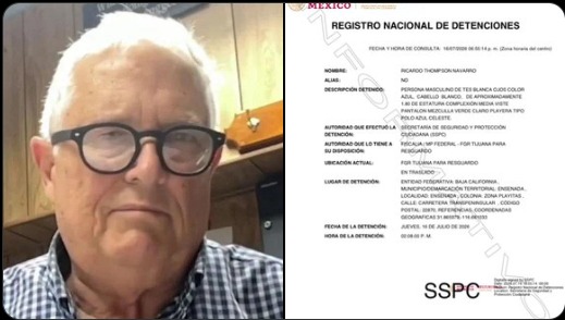 Detienen a Ricardo Thompson Navarro, empresario vinculado al caso Ernesto Ruffo, investigado por huachicol