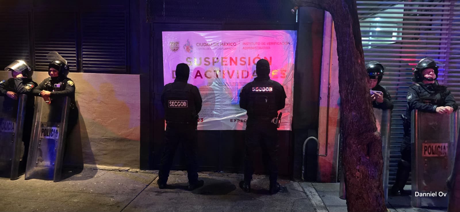 Cierran 19 comercios nocturnos en operativo de Ciudad de México