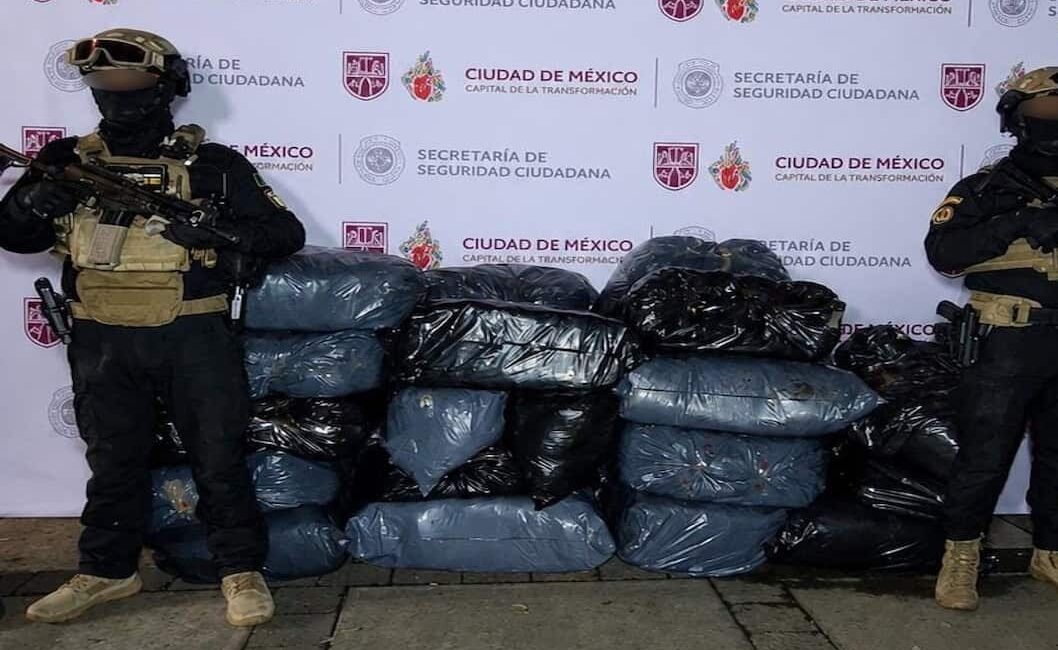 SSC asegura 500 kilos de marihuana durante operativo en la alcaldía GAM
