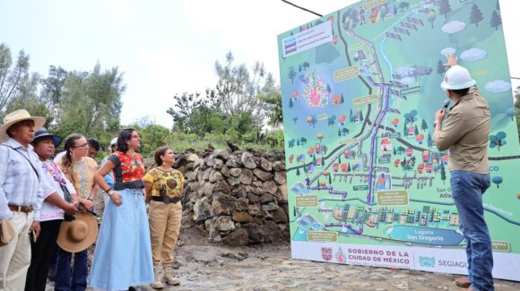 CDMX: Plan hídrico en San Gregorio beneficiará a 42 mil habitantes y alcanzará 280 litros por segundo de agua tratada