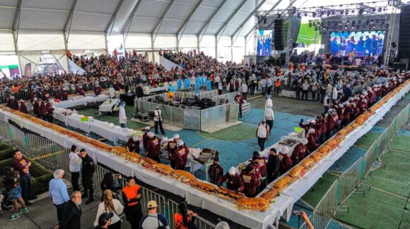 CDMX rompe récord Guinness en la Feria de la Torta 2026 con monumental creación de 1.5 toneladas