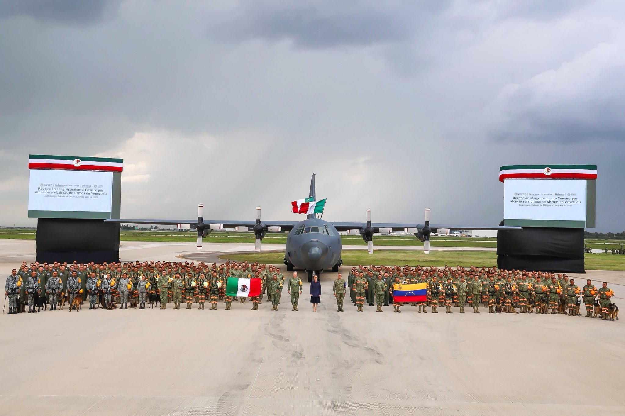 México concluye misión humanitaria en Venezuela con 92 cuerpos recuperados.
