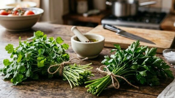 Autoridades de Estados Unidos vinculan brote de ciclosporiasis a cilantro y perejil mexicano