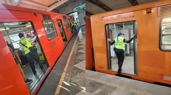 Un hombre agredió a su pareja y la aventó a las vías del Metro en CDMX