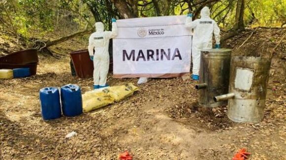 Marina desmantela 75 narcolaboratorios y golpea a los cárteles con pérdidas de 20 mil millones de pesos