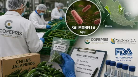 Cofepris investiga empacadora de chiles jalapeños de Nuevo León por brote de salmonela en EU