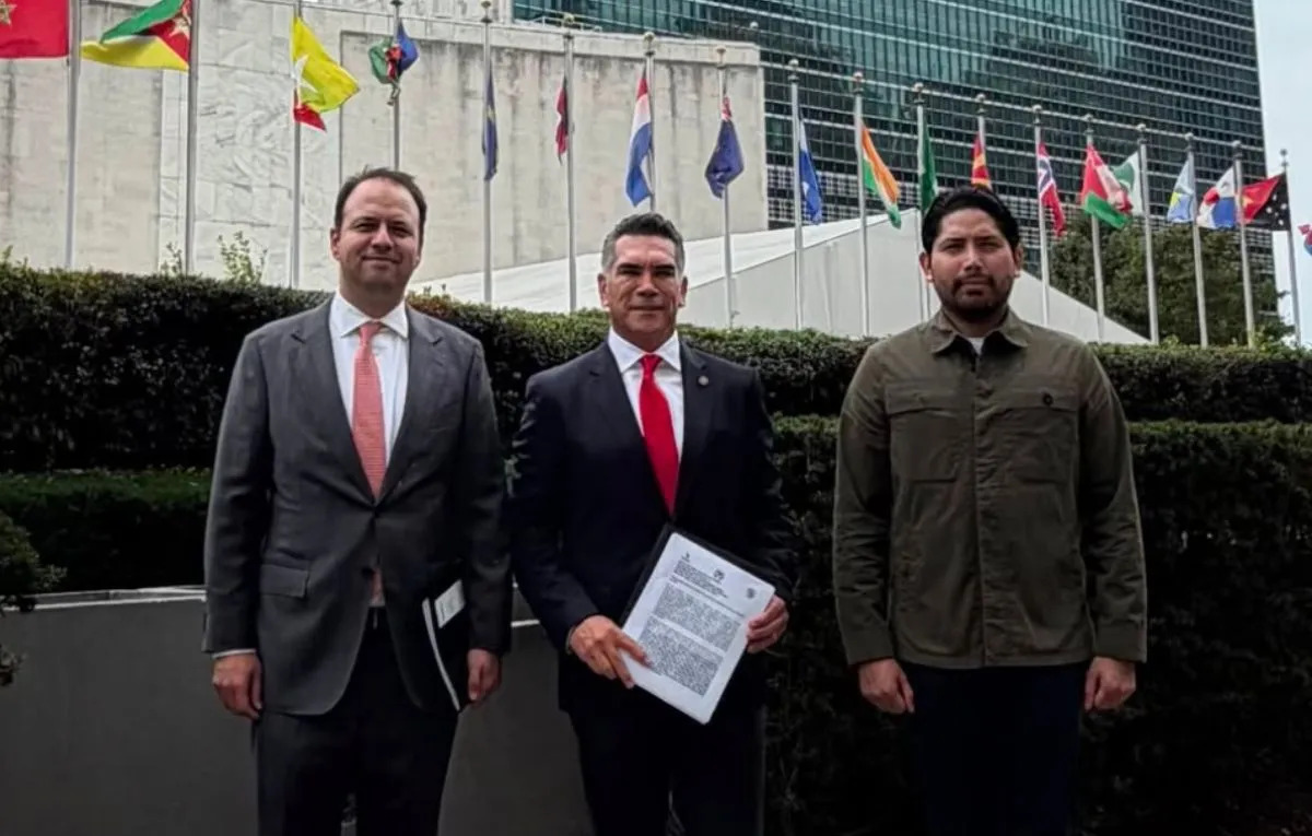 Alejandro ‘Alito’ Moreno lleva ante la ONU denuncia contra el gobierno de México.