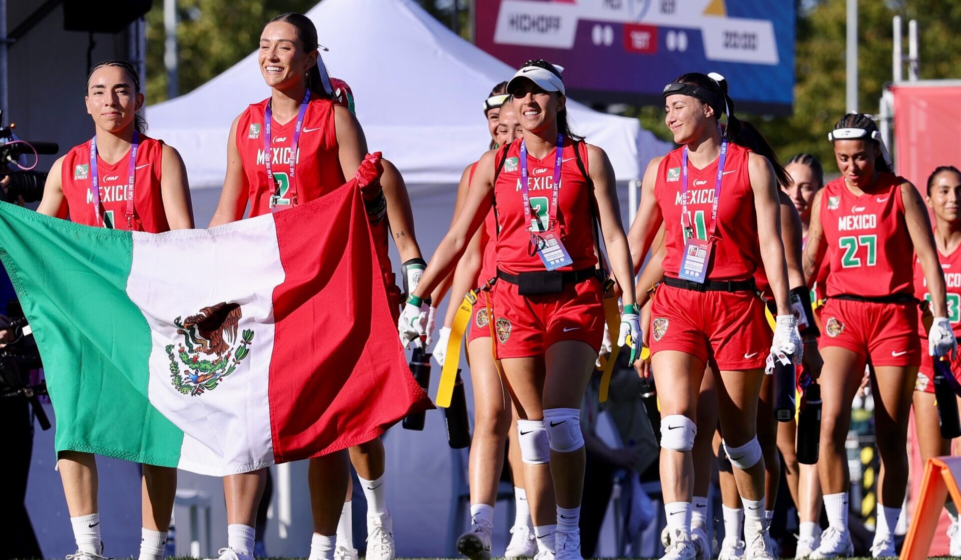 Campeonato Mundial de Flag Football: México inicia con par de victorias en rama femenil como varonil