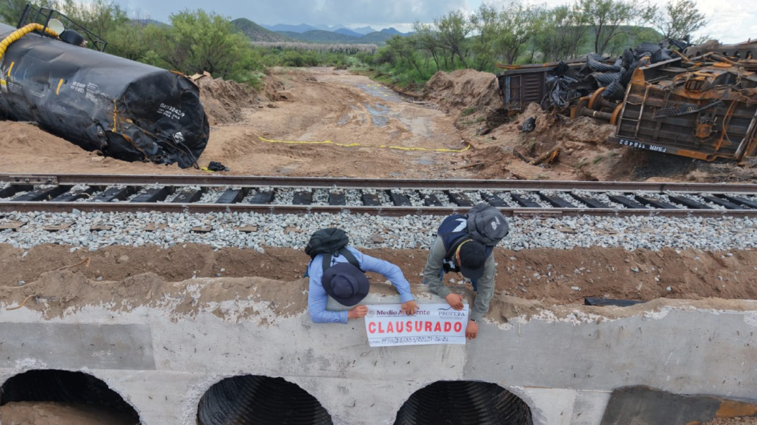 Ordenan a Ferromex remediar daño ambiental