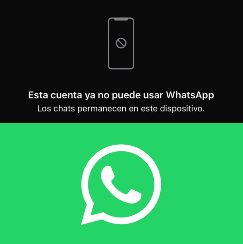 WhatsApp bloquea cuentas sin previo aviso