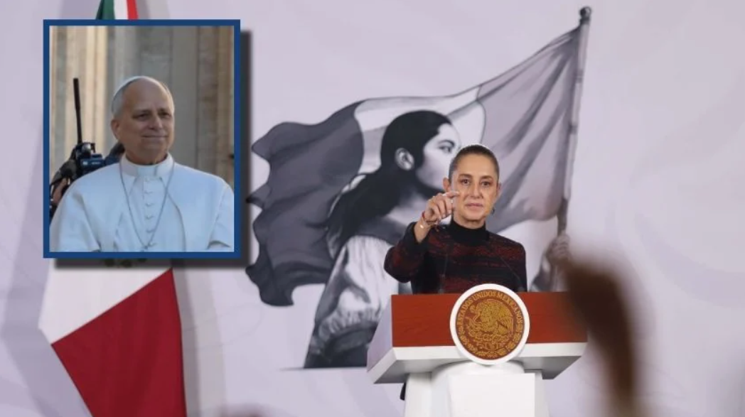 Sheinbaum confirma que el Papa León XIV quiere visitar México