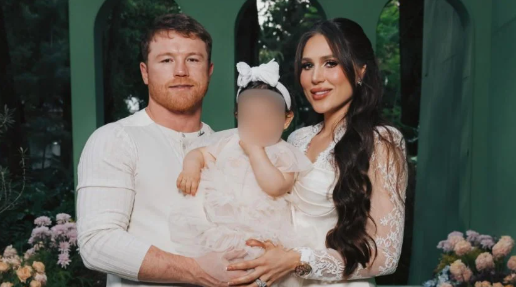Saúl 'Canelo' Álvarez y Fernanda Gómez celebran el primer cumpleaños de su hija
