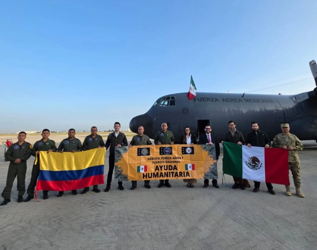 Embajada de Colombia en México agradecen ayuda