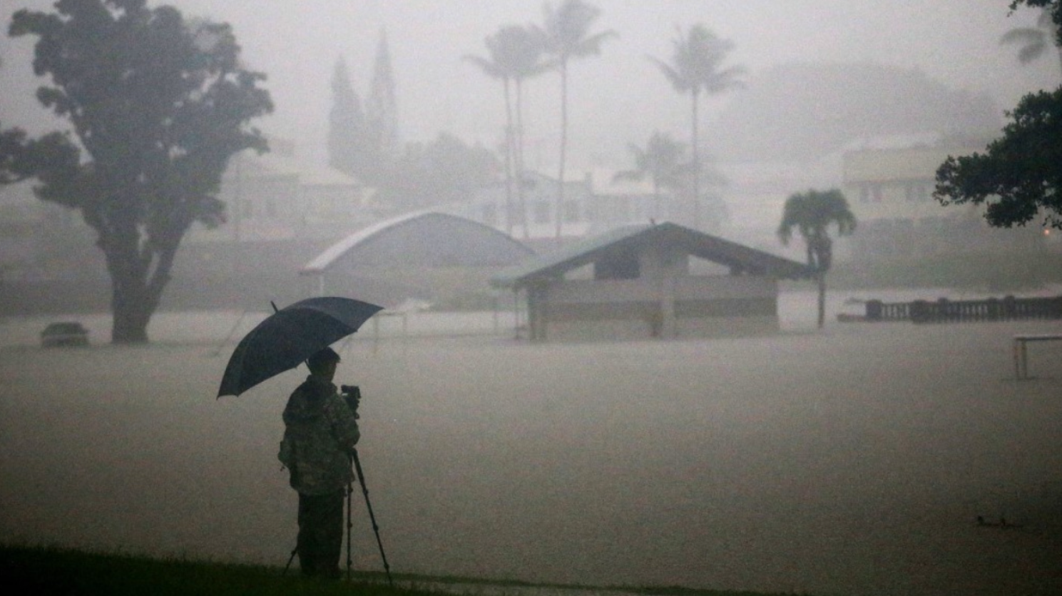 Tormenta tropical Lala golpea Hawái