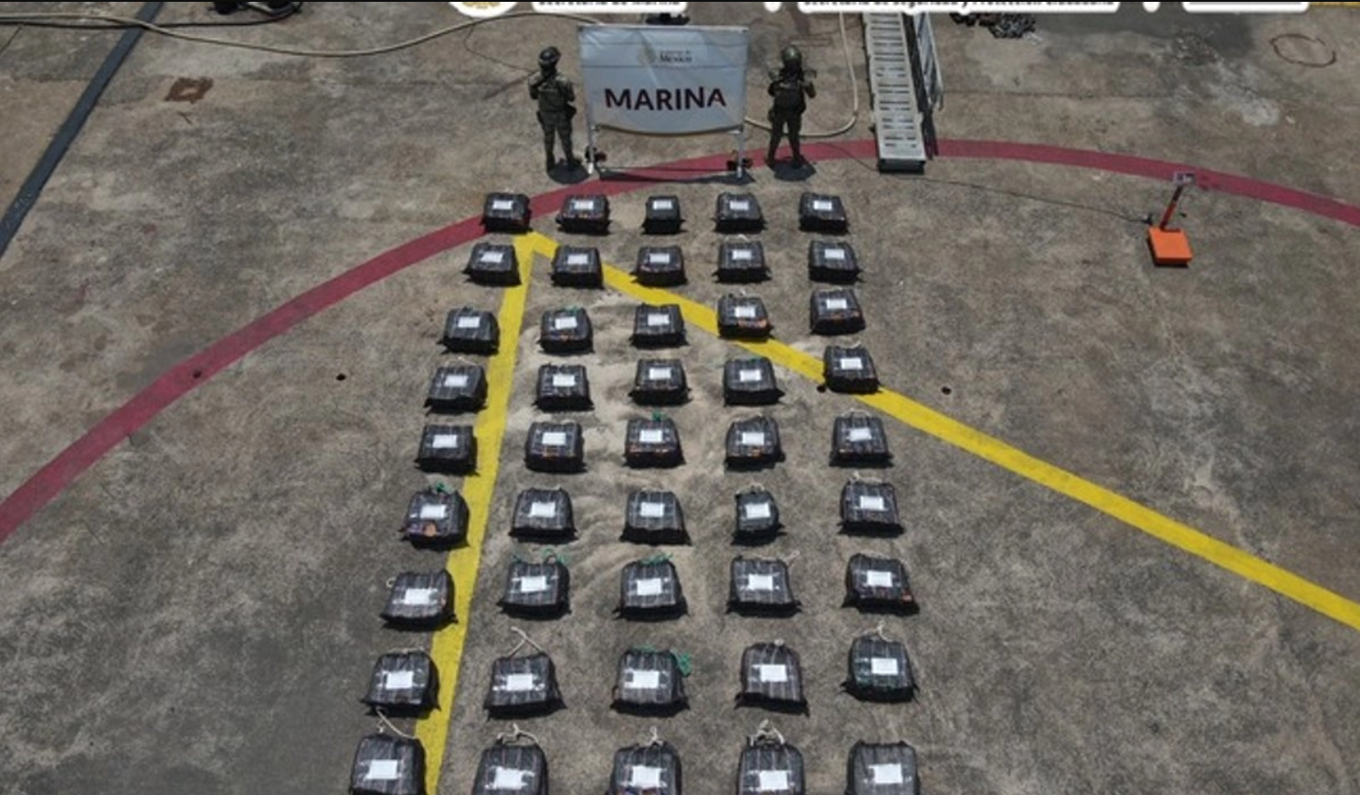 Marina decomisa 3.5 toneladas de cocaína en dos operativos