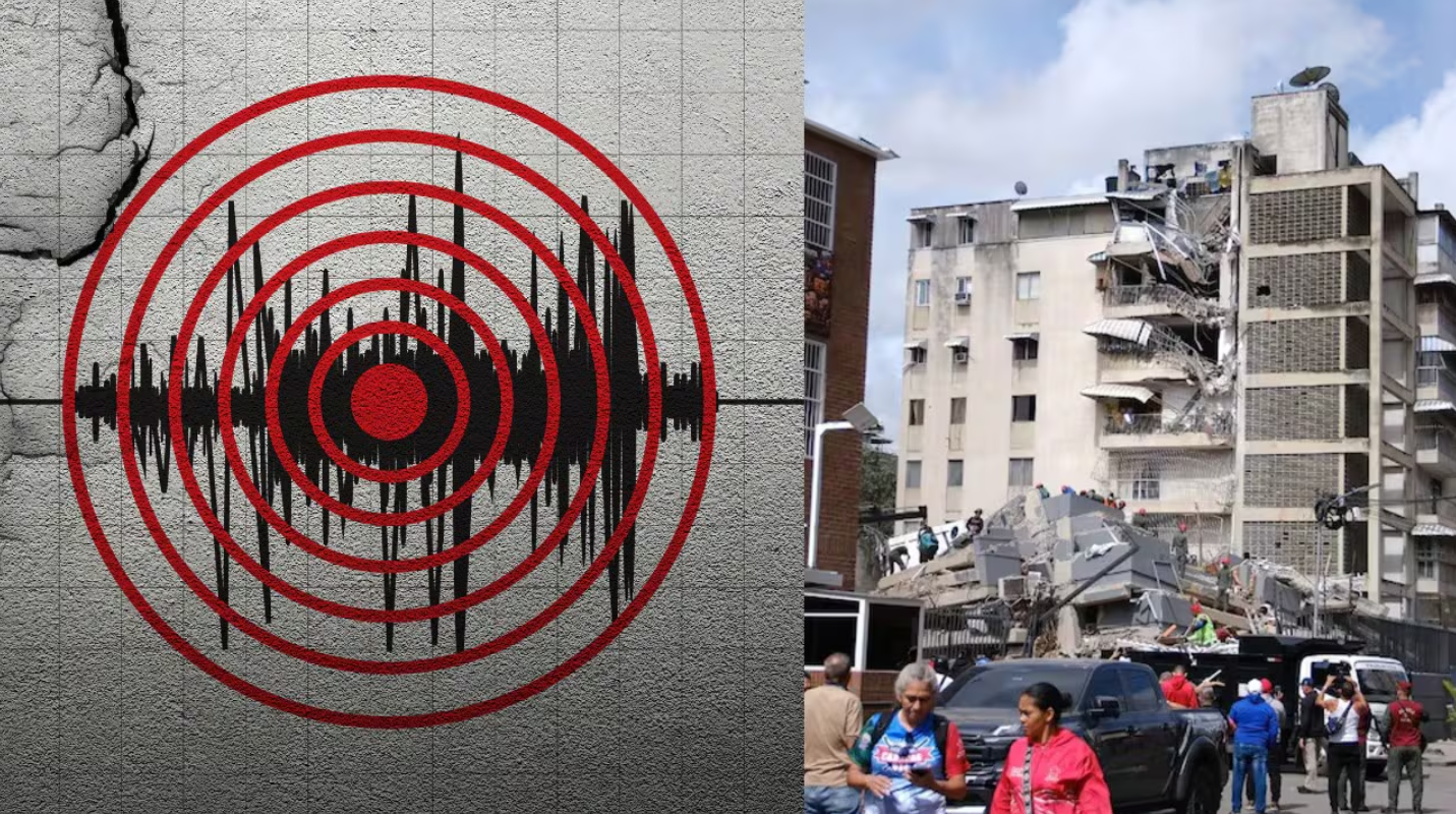 Video: Fuerte temblor sacude a Venezuela