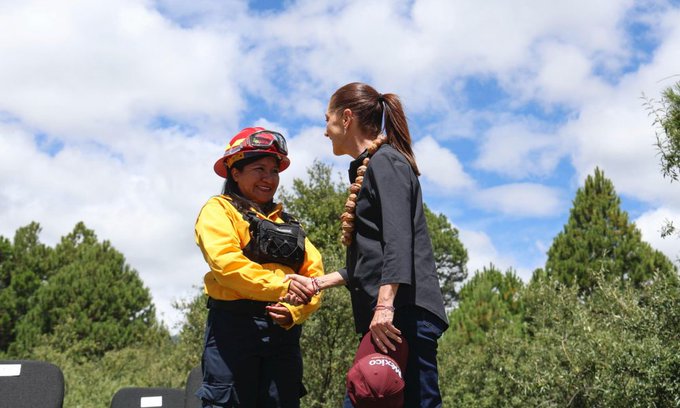Claudia Sheinbaum propone renombrar Paso de Cortés como Paso de los Pueblos Indígenas.