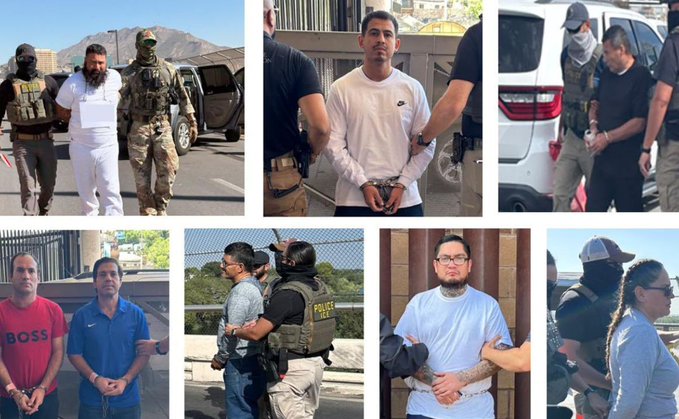 Estados Unidos entrega a México a 10 fugitivos buscados por delitos de alto impacto.